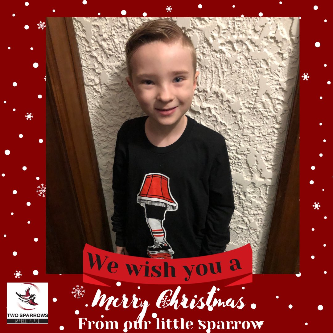 TSMarketplace's tweet photo. Happy Holidays from our little sparrow hockey player! https://t.co/Ix0tFCnVsH