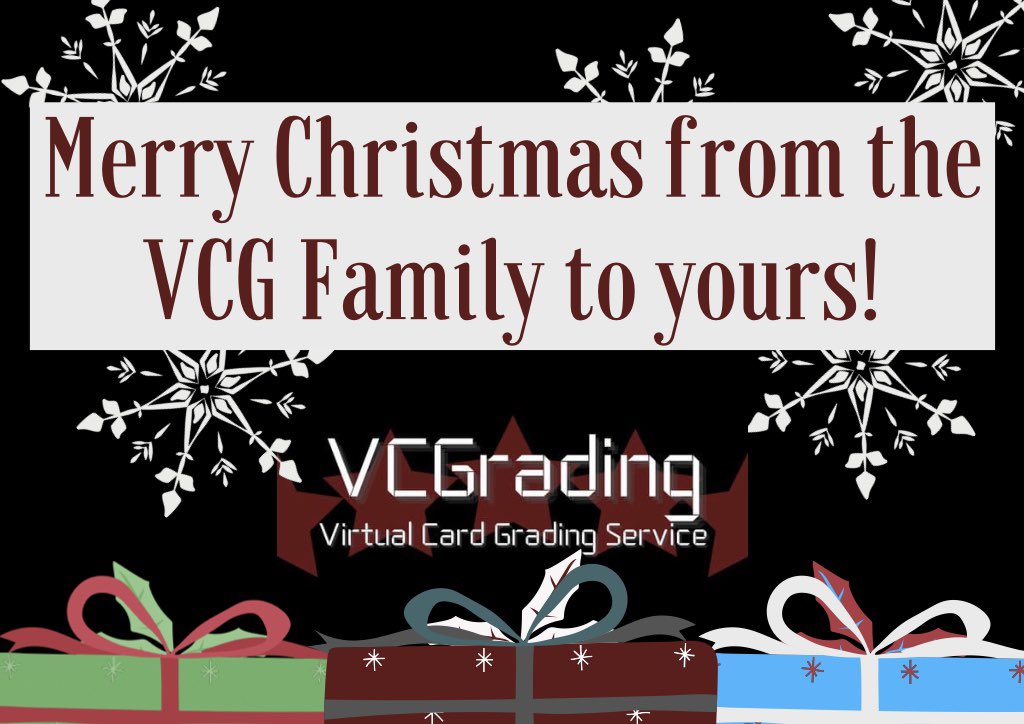VC_Grading's tweet image. Merry Christmas and Happy Holidays from VCG! 🎄☃️🎅🏻