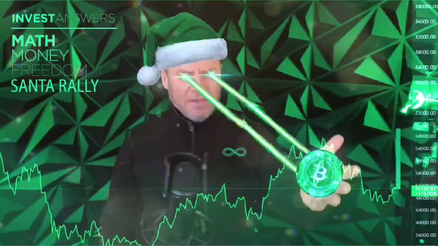 Investanswers's tweet photo. Happy Holidays ☃️ everyone! My commitment remains #MathMoneyFreedom and above all absolute #Truth. No Frill No Shill. This has been a huge year for everyone and the focus for 2022 is health and prosperity! Thanks to JasonT for the imagery! 🙌🥂🍻🍷🎄 #Bitcoin https://t.co/VJYOqITDk9