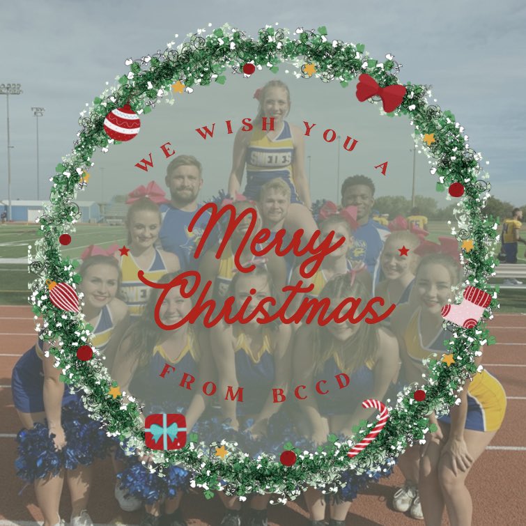 bcspiritsquad's tweet photo. Happy Holidays Everyone! We wish you all a Merry Christmas! 🎄and a Happy New Year! 

#cheer #dance #christmas #happynewyear #bethany #swedes #rockarstockar https://t.co/xMubjx8Bol