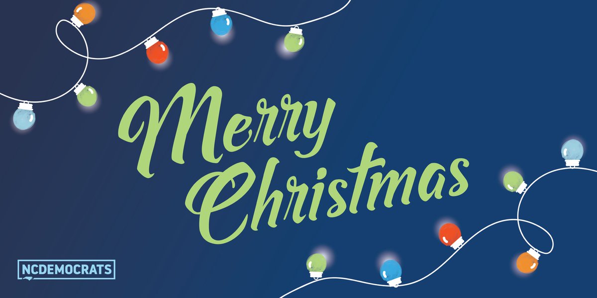 Team NCDP wishes a very Merry Christmas to all who celebrate! 🎄