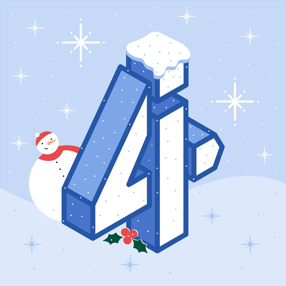 Wishing you all a happy holiday, from our family to yours❄️🤍