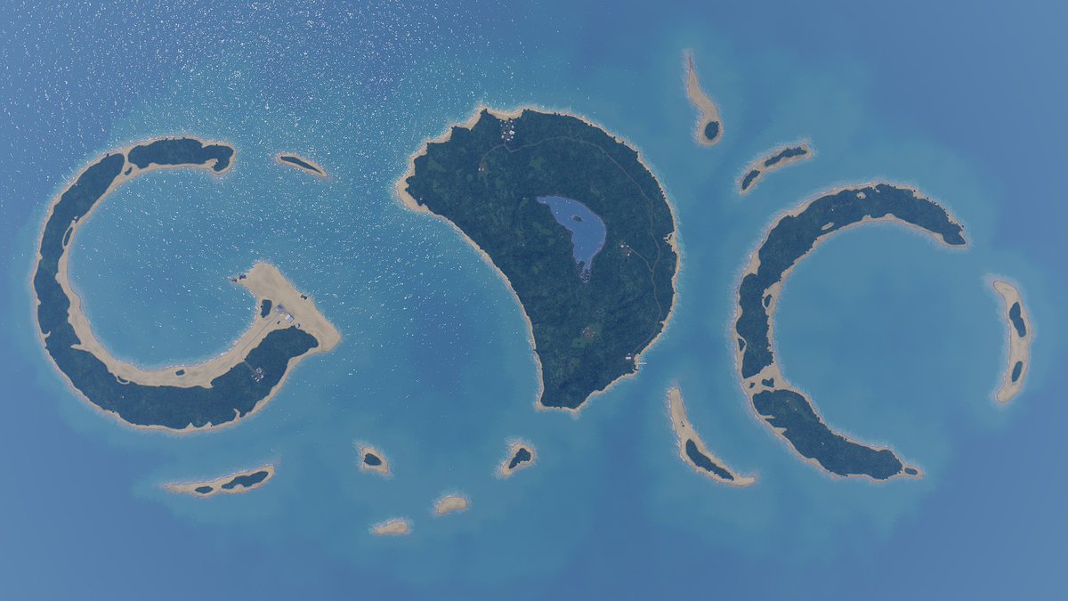 Sparfell_19's tweet photo. Today I'm happy to share my first terrain made for #Arma3.
"Atolls GDC" is a fictional pacific islands terrain.
Size is 5x5 km.
You can download it from the Steam Workshop :
https://t.co/LUZ6ZiiB3L
(there is also a few more screenshots over there) 😃 https://t.co/MTpZCWl7VQ