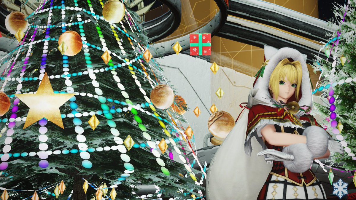 saripudhen's tweet photo. Merry Christmas and happy holiday! -padoru paltadam

#PSO2NGS_SS #PSO2_SS #PSO2 #PSO2NGS https://t.co/RSMPbr5SMt