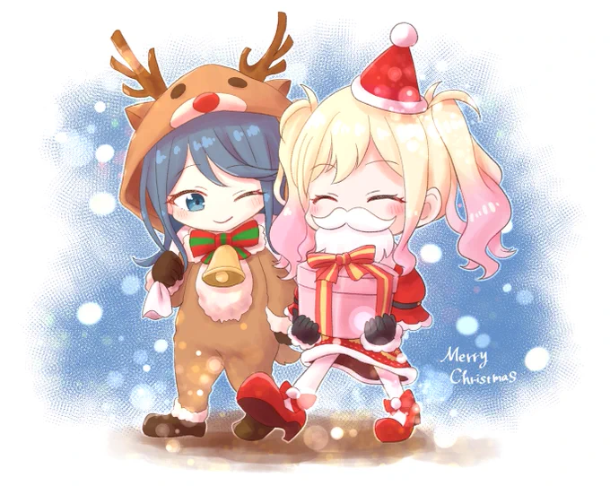 メリクリでした🎅🎄
 #prsk_fa 