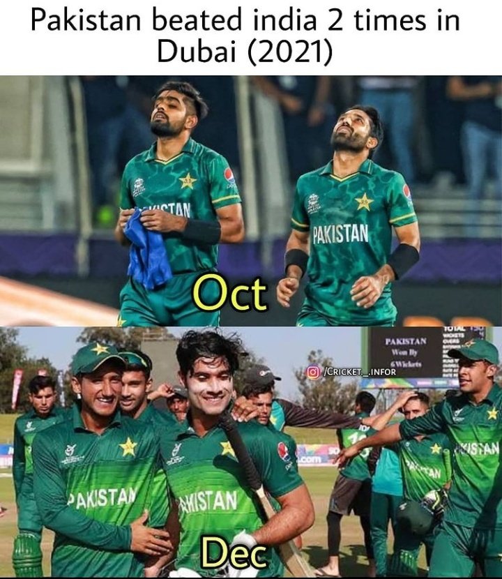 Pak Beat This Team Twice In A Year At Same Place.What A Unpredictable Victory By Pak U-19 Team.Best Of Luck For Future.
#pakvIndAsiaCupUnder19 #PakVsInd #Under19AsiaCup