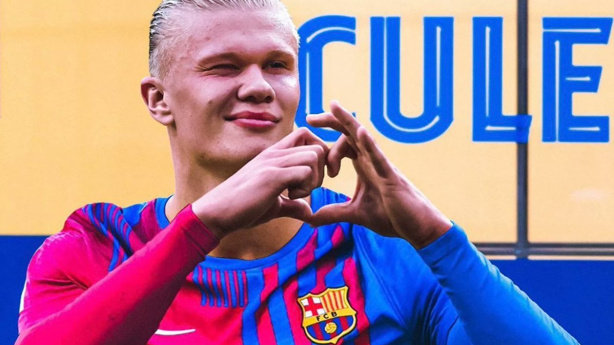 Retuitea el Haaland de la suerte por Navidad,y su fichaje por el Barça será una realidad