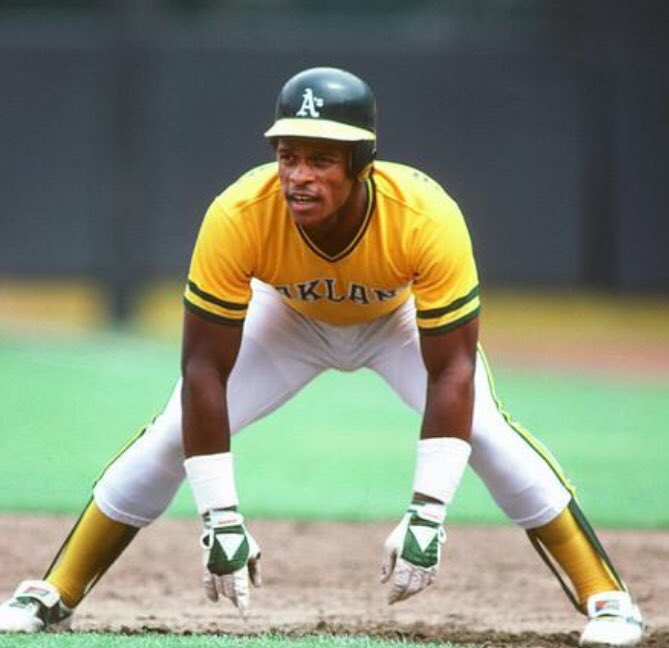Walk. Steal second. Steal Third. Score on a hit. Favorite player as a kid, Happy Birthday Rickey Henderson! 