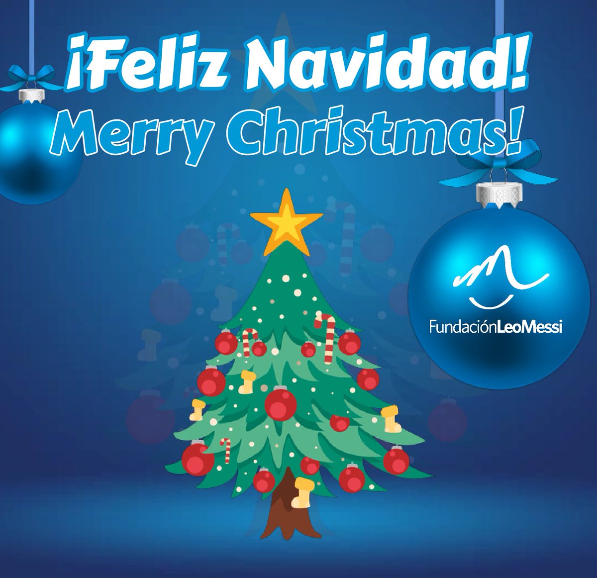 Desde la <a href="/fundacionmessi/">Fundación Leo Messi</a>, los mejores deseos para todos. ¡¡Feliz Navidad!! 
🎄🎄 
Best wishes to you all from everyone at the <a href="/fundacionmessi/">Fundación Leo Messi</a>. Merry Christmas!