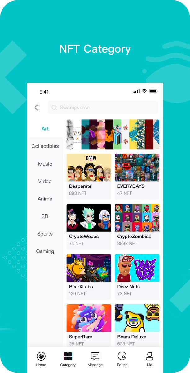 OpenlakeNFT's tweet photo. Openlake NFT Android App 2.0.5 is now available on Google Store with exciting new features:

1.Releases NFT, METAVERSE and DEFI INDEX
2.Releases GameFI Portal
3.Optimizes reporting in user console
4.Bug fixes

App Download:
https://t.co/tb8GYPgeWi

#nftart #NFTs #Metaverse https://t.co/0RgoZILuJy
