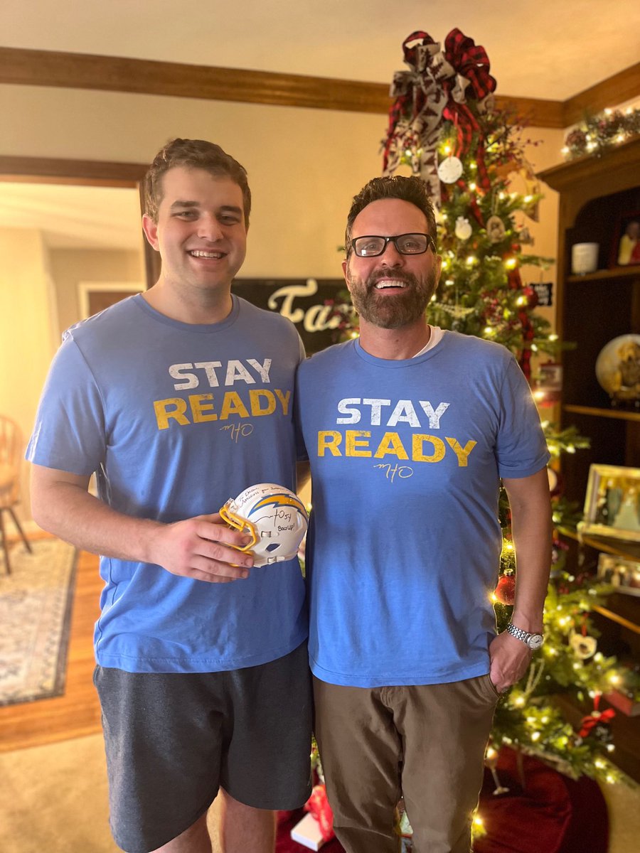 MattOverton_LS's tweet photo. Really cool to see some #StayReady merch on Christmas. Appreciate all the support! 

#BoltUp #MerryChristmas 

https://t.co/HABJLzvDpt https://t.co/G0EcThADim