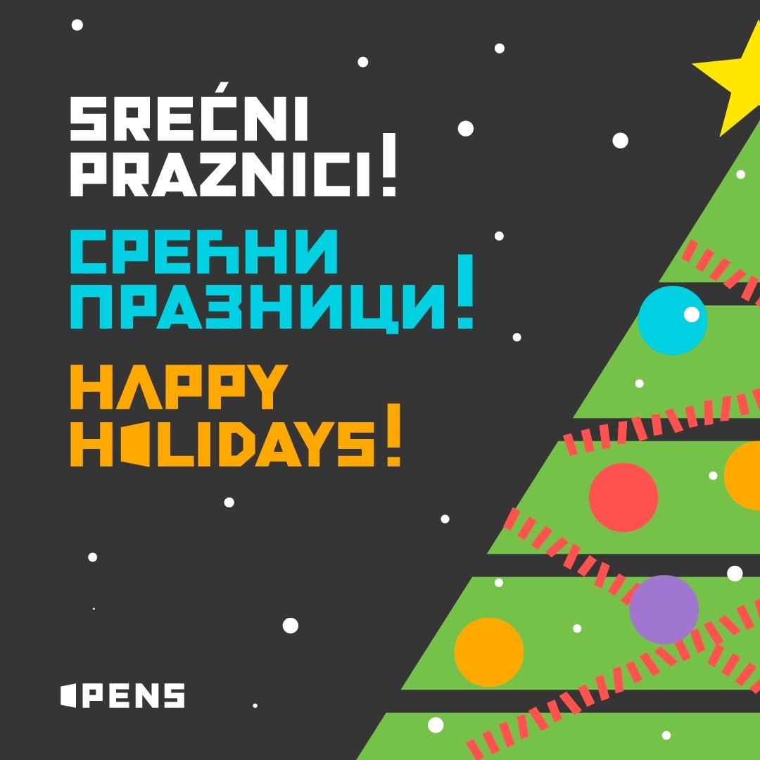 opens2019's tweet image. Srećne Božićne i novogodišnje praznike želi vam OPENS tim! 🎄🥳❤️

OPENS wish you Merry Christmas and Happy New Year! 🎄🥳❤️

#OPENS