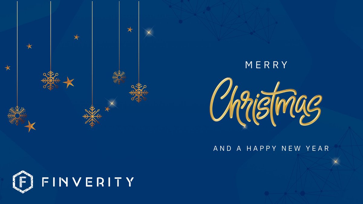 finverity's tweet photo. As we celebrate this festive season, let’s enjoy every little moment of happiness, joy and success. May the holidays bring you warmth and comfort.🎁

🎄Finverity wishes you a Merry Christmas and a Happy New Year.⭐ https://t.co/w9oIOy4i7d