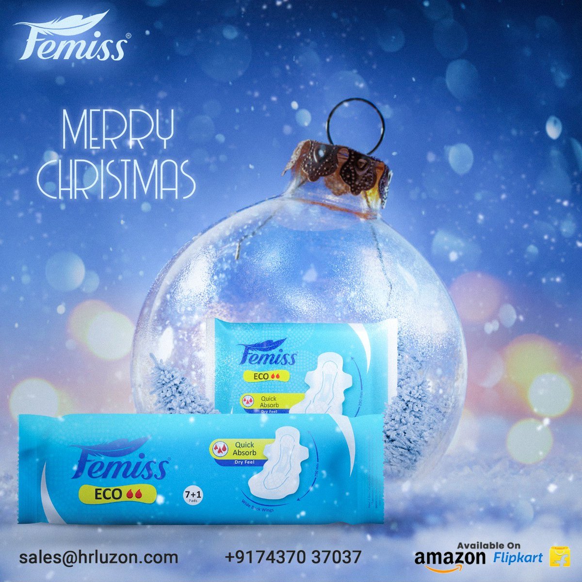 Be_Femiss's tweet photo. Femiss wishes you a Merry Christmas 🎄
.
WhatsApp(Click2Chat): https://t.co/z5UNvcNxit
Trade Inquiry: sales@hrluzon.com
.
.
#femiss #comfort #morningfreshness #periods #safesanitarypads https://t.co/Nh9ZLexfD0