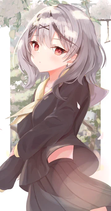 #さかまた飼育日記 
制服のクロエさん 