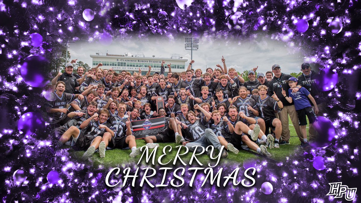 Merry Christmas to you and yours from HPU Men’s Lacrosse🎅🏻🎄

#GoHPU