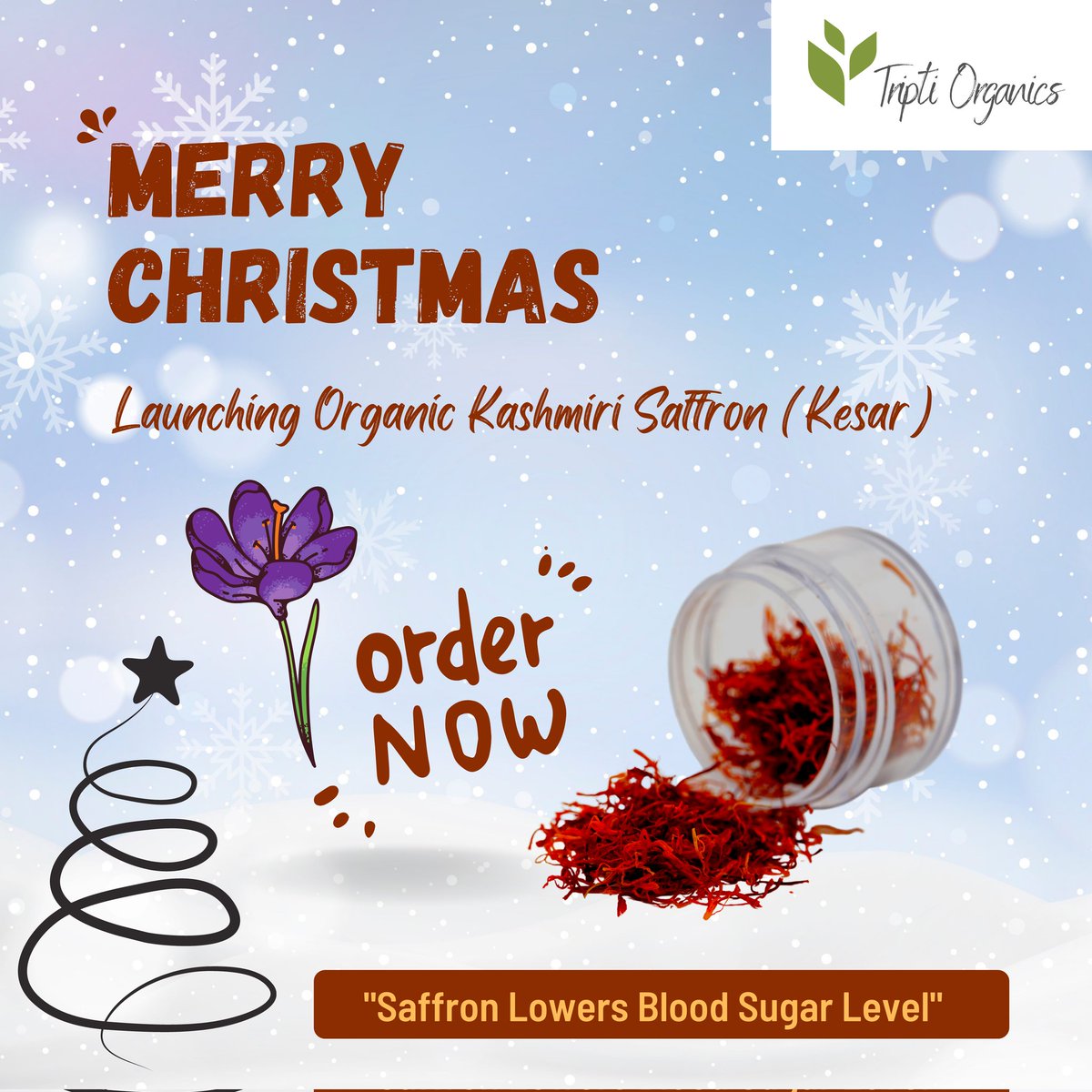 triptiorganics's tweet photo. Wish you everyone merry Christmas 🎄⛄

..

#organicsaffron #organickesar #kasmirisaffron #kashmirikesar #triptiorganics #saffron https://t.co/jumnJbRHKC