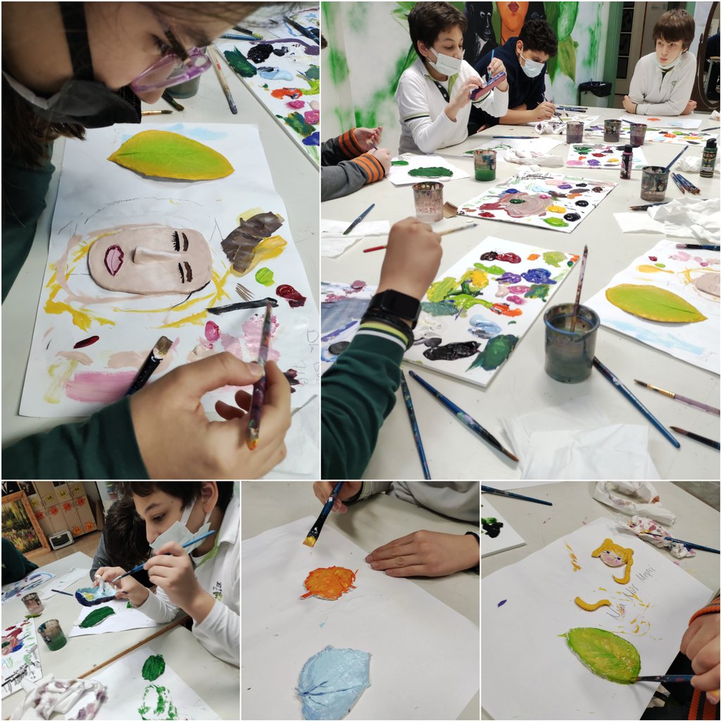 esmerhmza's tweet photo. Ortaokul seramikte🎈Sonbarın yaprakları da misafir modelimizdi🎨🖌️🍂🍁
@DogaUskudar @kursatkayalak @ArifeKaraman6 @dilekyldz1986 https://t.co/skp5XFiTz1