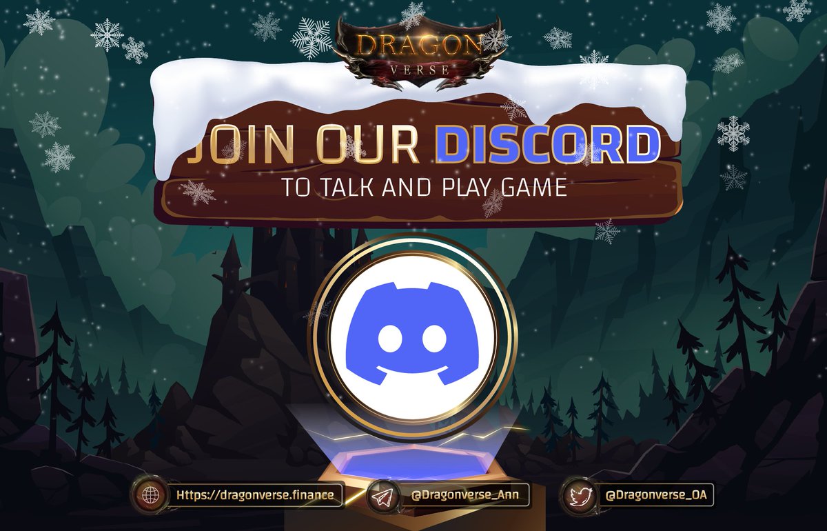 DRAGONVERSE_OA's tweet photo. 🌟🌟 LET’S JOIN OUR DISCORD TO TALK AND PLAY GAME TOGETHER NOW
👉👉 Link: https://t.co/8KtqyE0TGN

Have any questions, let’s join and we will answer all
————————————
#DRV #BSC #GAMEFI #NFT #STAKE https://t.co/ZiIYHp1Ra7