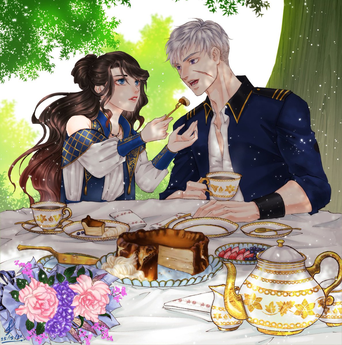 ToB2_Leonzo's tweet photo. #TOB2_SecretSanta
((ปาร์ตี้ขนมและน้ำชายามบ่ายของคลาร่ากับพี่ชายของเธอ ขอให้เป็นวันที่สวยงามและอบอุ่น เมอร์รี่คริสต์มาสครับผม)) @ToB2_Clara ✨✨🎄✨✨ https://t.co/8YIw2HvLaB