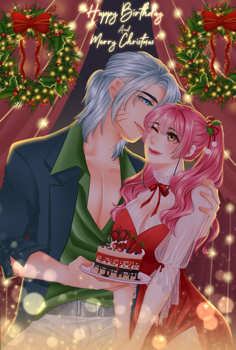 GNB_Shun's tweet photo. Merry Christmas ‘n Happy Birthday Suika 💕🥰🎄💋✨🎂 https://t.co/nFGdtNImDO