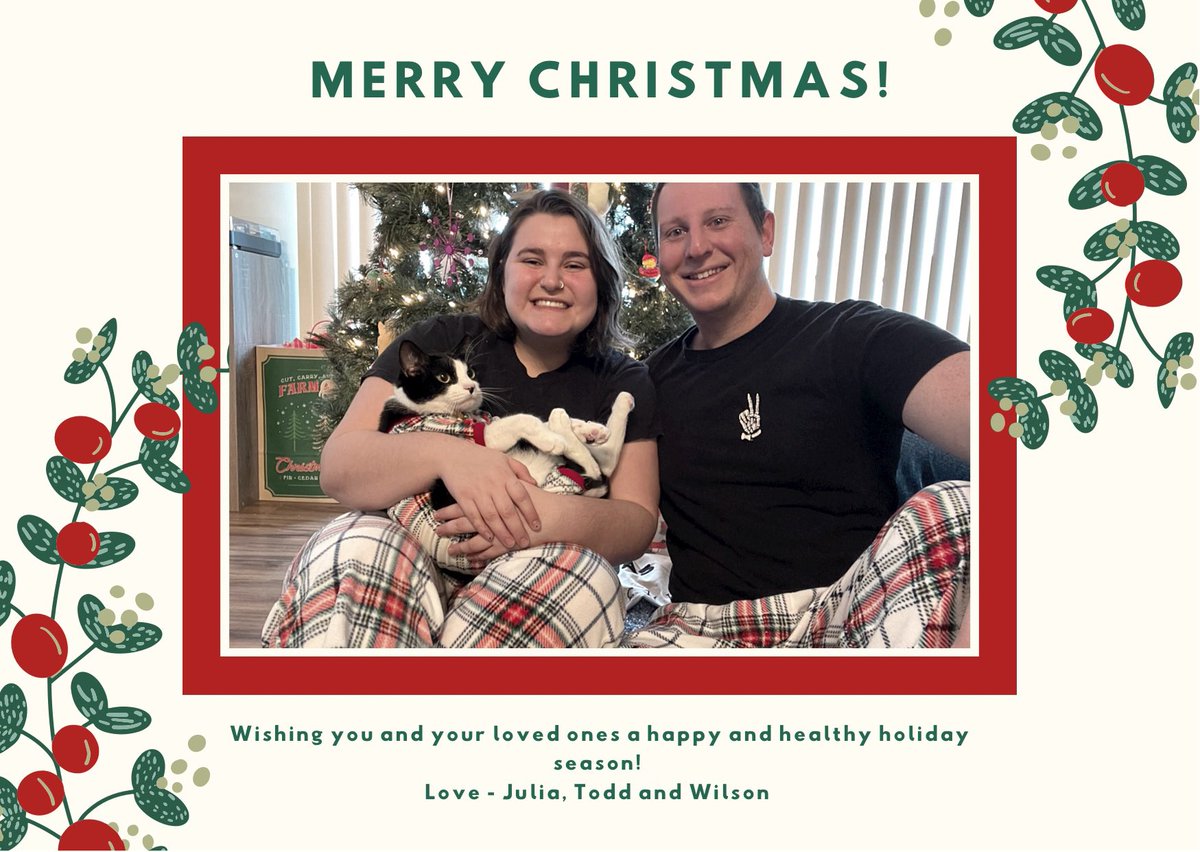 Merry Christmas from us to you and your loved ones!