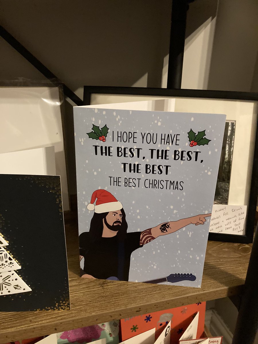 ChrisWildePE's tweet photo. My family know me so well! Buzzin’! @foofighters #daverocks https://t.co/VSfA1mJyxm