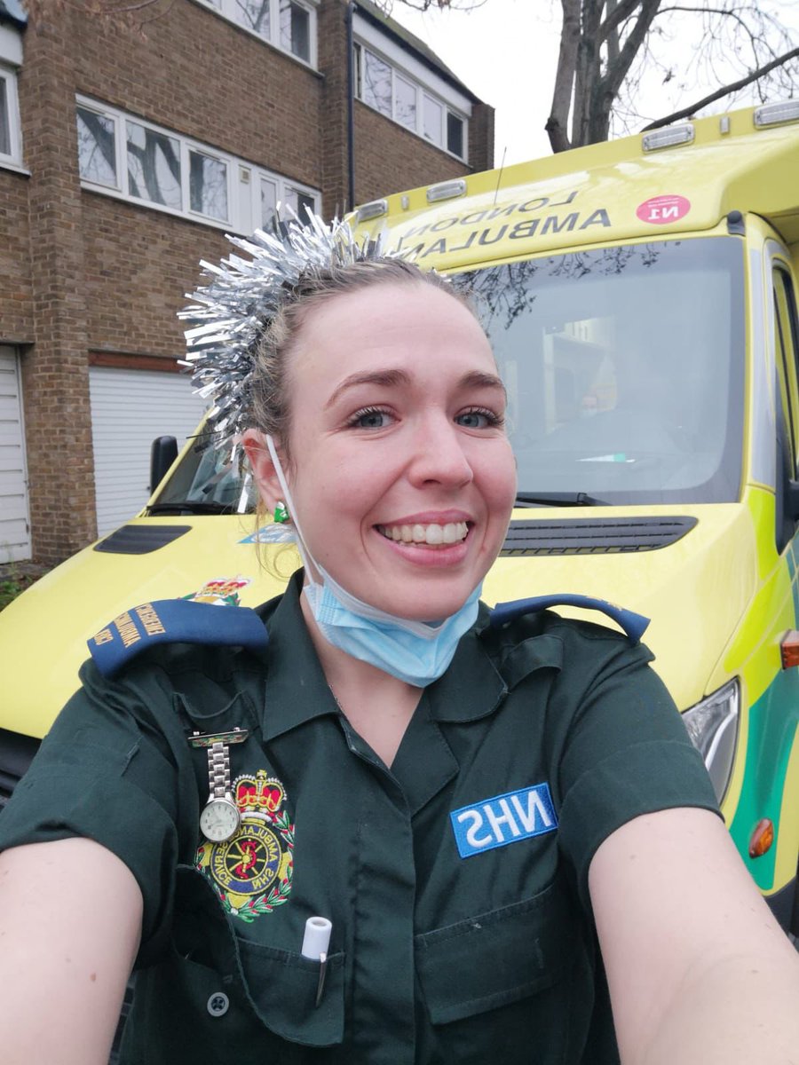 Big shout out to our emergency services working today, my neice on her 12 hour shift, it’s what they do! #londonambulanceservice