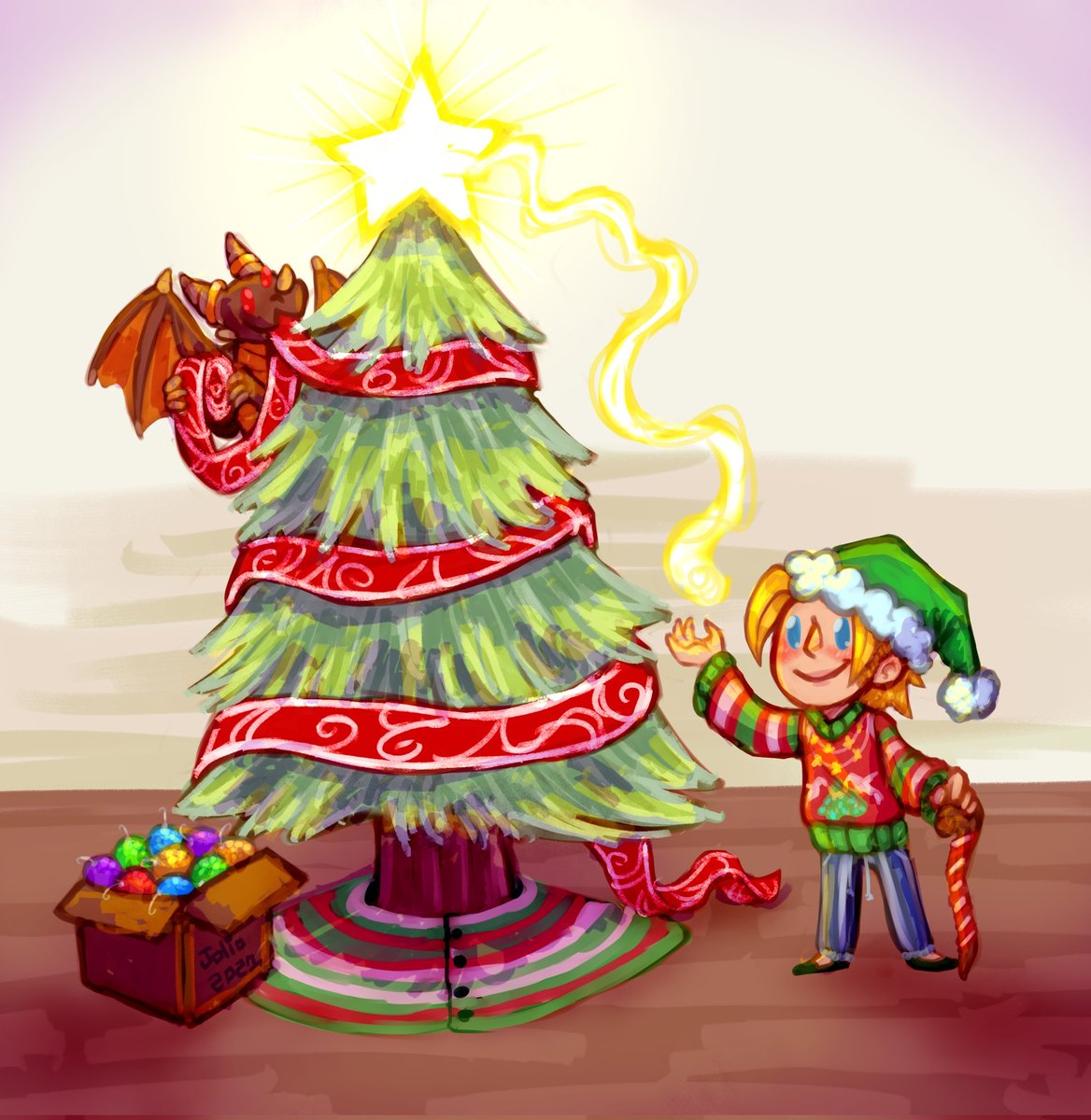 Happy Winter Veil! Heres a secret santa gift featuring the boys! :D
