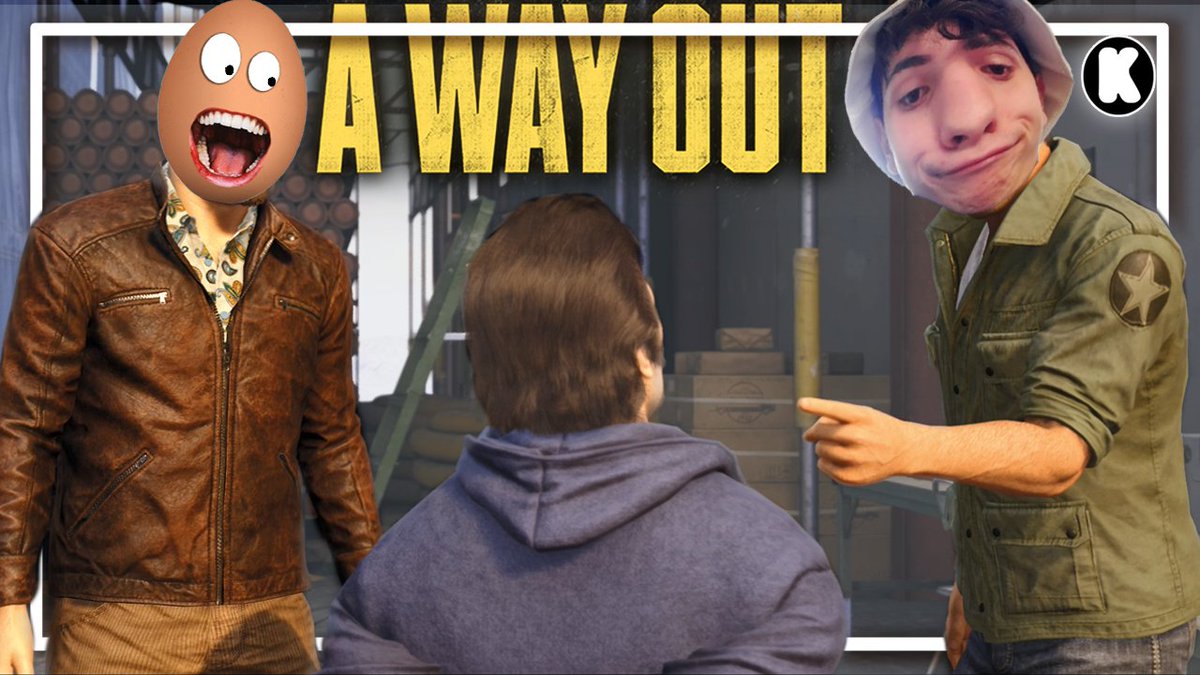 KewaxTV's tweet photo. Nouvelle Vidéo : "J'ai les larmes !"

► Jeu : #AWAYOUT

► Présents dans la vidéo :
- A3ch
- Kewax

► Lien : https://t.co/1Zde4SCAjY https://t.co/AcmrN335gh