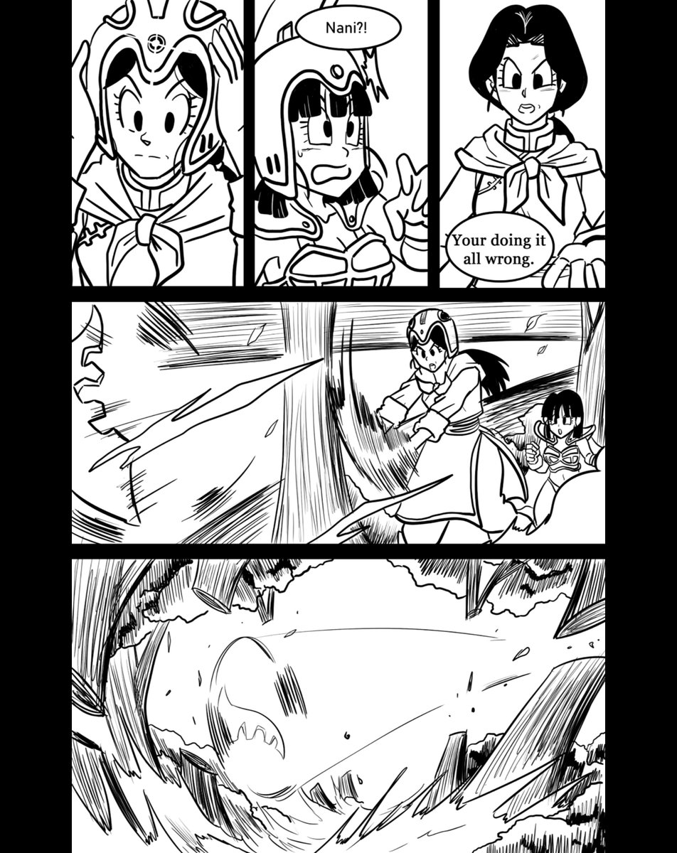 Good morning everyone 🥰

And #MerryChristmas 🎄🎁☃️ as my gift to all you, I bring you the first part of my fan manga. 

Dragon Ball Awakening

#DragonBall #DBZ #dbs #dbdfanart #Goku #ChiChi #Uub #Pan #GoChi