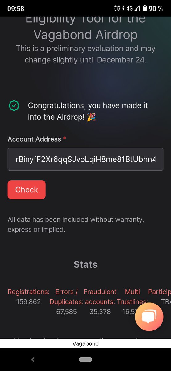 Kanonik6's tweet photo. @Vagabondappio I waited too long, but I'm upset that they didn't give me. The xrp snapshot was over 2400 https://t.co/cmIMzbOX4e