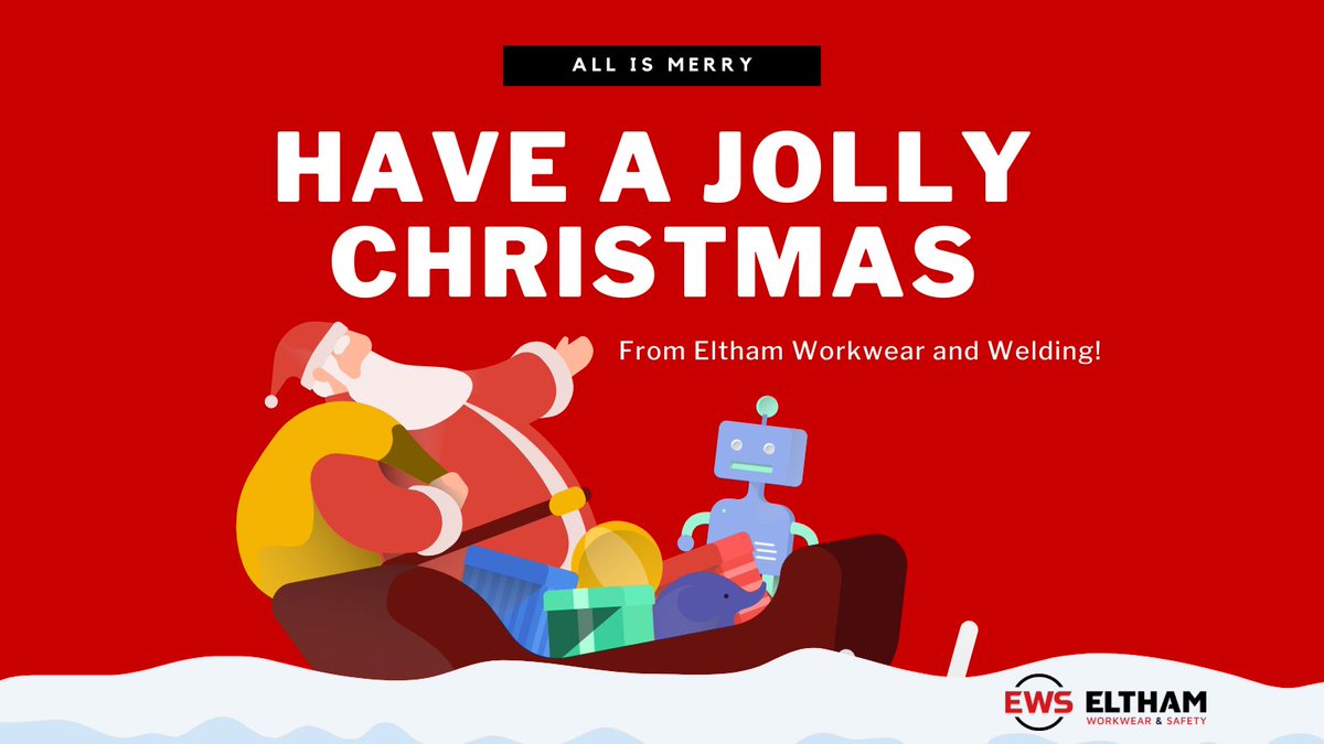 Merry Christmas from all of us here at Eltham Workwear🎅🎄

Have a day full of food, family and fun! Enjoy the festivites! 

#ElthamWorkwear #Christmas #fun