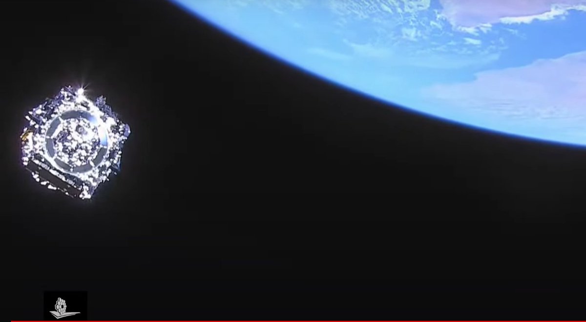 Well done <a href="/Arianespace/">Arianespace</a> 
Now go Webb !
#JWST #JamesWebbTelescope #Ariane5 #WebbFliesAriane