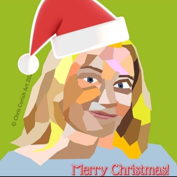 Nadolig Llawen y ti! Happy Christmas to you! 
.
.
.
.
.#abastractart #geometricart  #celfcymraeg #artistcymraeg #Welshart #Welshartists #contemporaryart #digitalart #newmedia #curveymodel #portrait #artofinstagram #artistsoninstagram  #geometric #geometricart