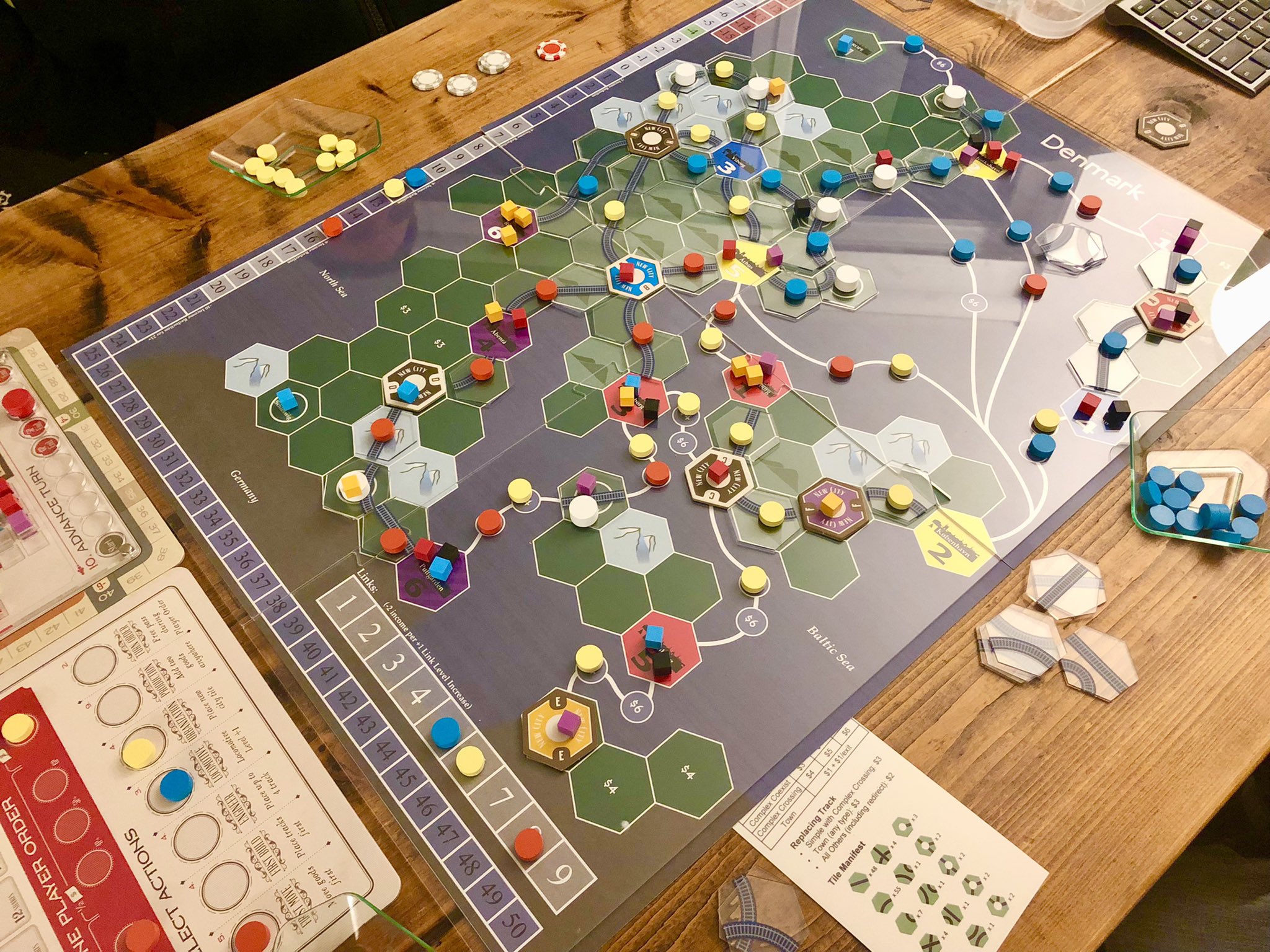 Age of Steam（蒸気の時代）ベスト10マップ紹介 - Hiroのボード