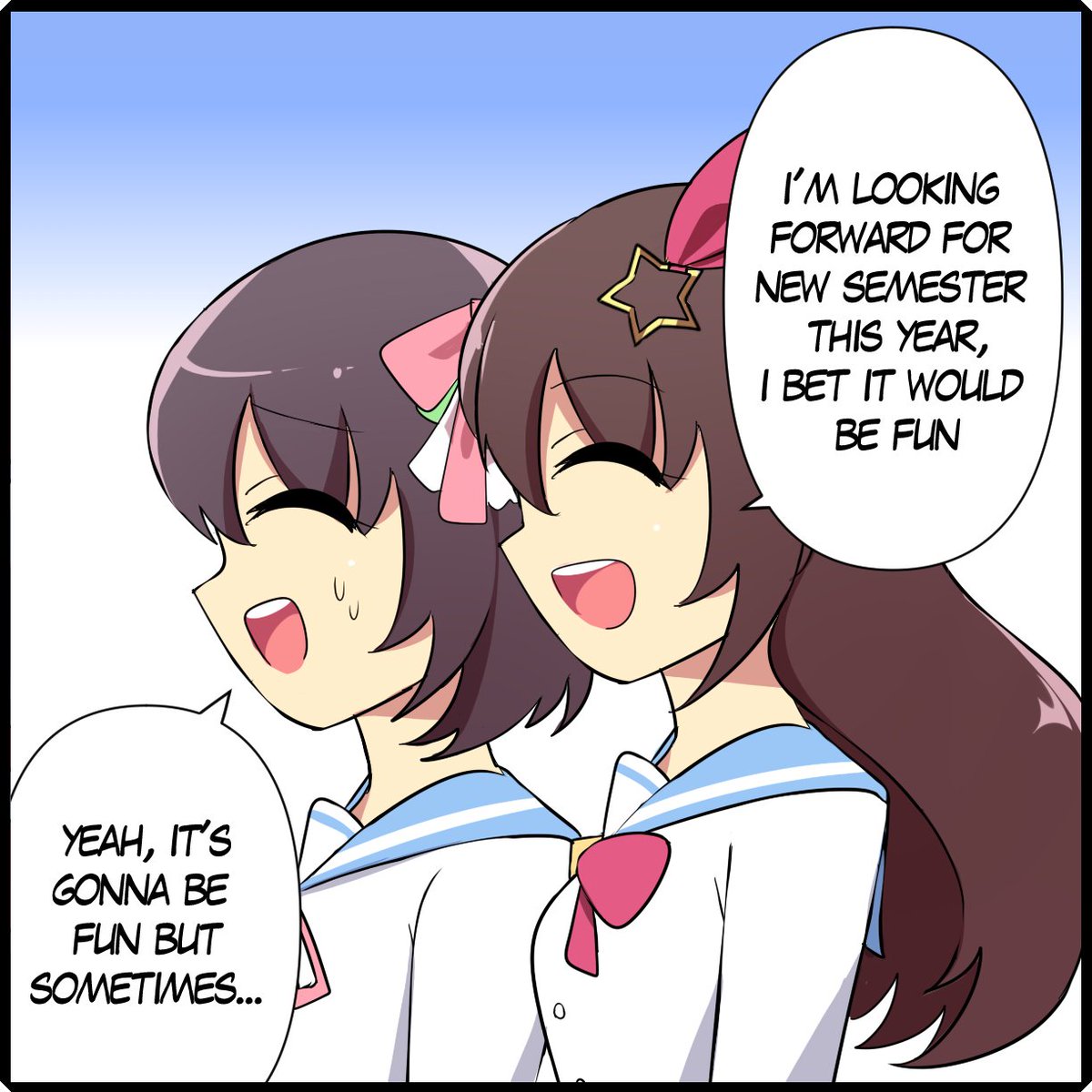 Holo Academy Comic 
Chapter 2 

" Fresh Year " 

Art By 
@ssappurisa3
  
Story Board By 
@PinguinKotak
  &amp;  
@XiaoKen21
 
#ぺこらーと 
#HoshinovArt 
#soraArt 
#AZKiART 