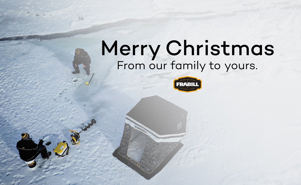 We want to wish everyone a Merry Christmas.

#Frabill #FrabillFishing