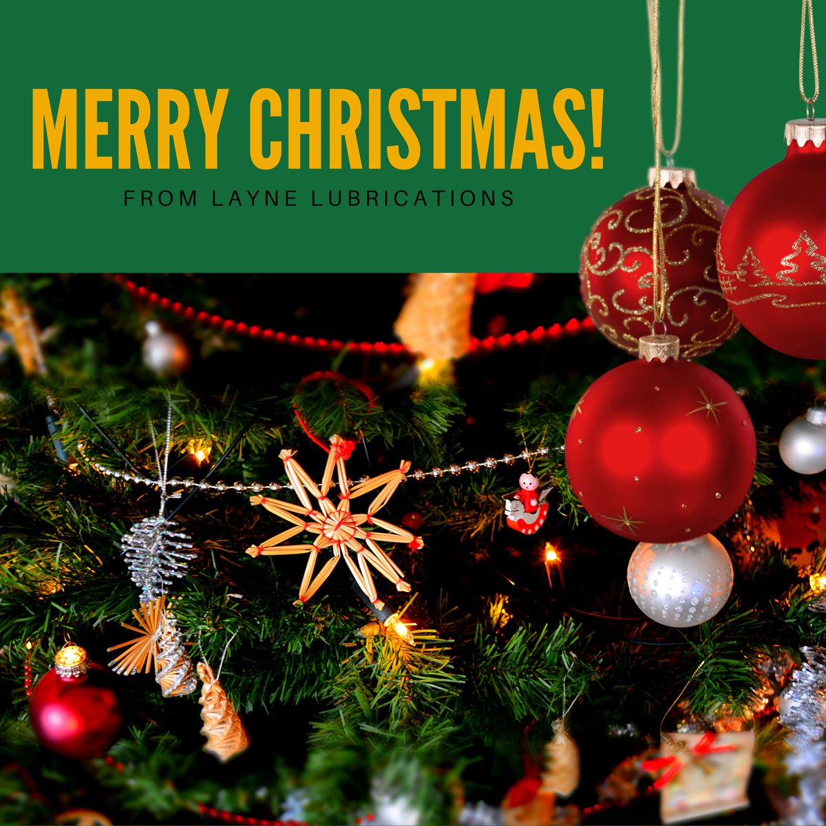 laynelub's tweet photo. From our family to yours, wishing a happy holiday and Merry Christmas to all! 🎄 #laynelubrications

#christmasinct
#ctholidays https://t.co/xP4kNY8U5z