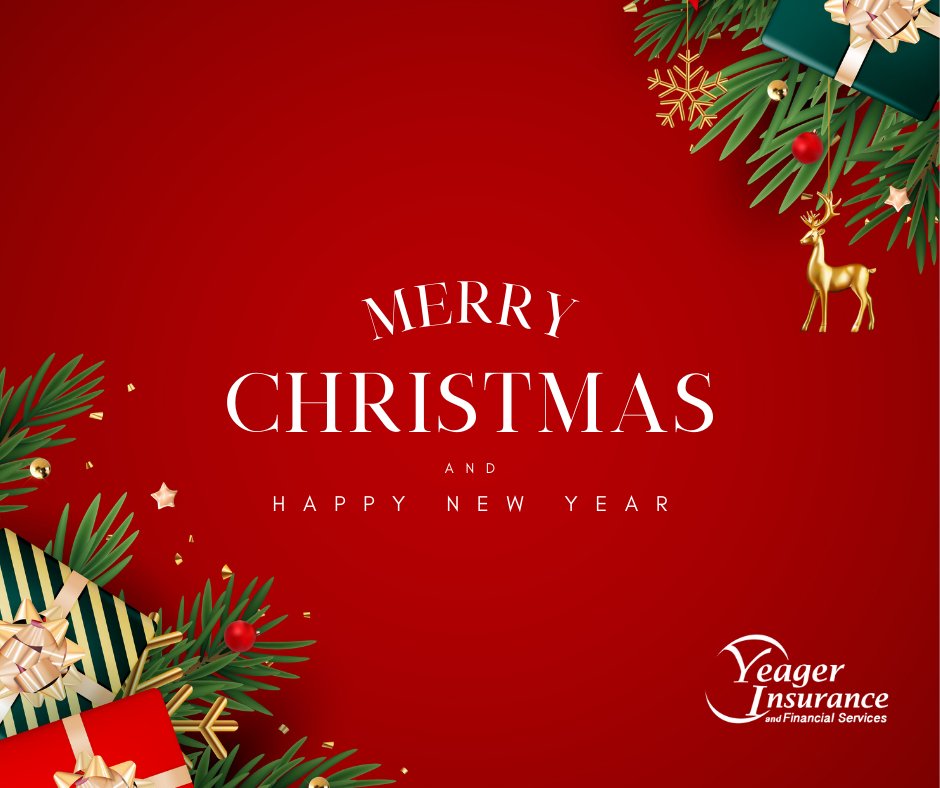 yeagerinsurance's tweet photo. May the Christmas season bring only happiness and joy to you and your family. Merry Christmas! 🎄🎄🎄 https://t.co/A4U6Poltlx