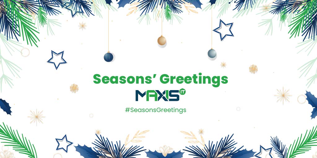 MaxisAIInc's tweet photo. MaxisIT wishes you Happy Holidays filled with Warmth and Cheer! #SeasonsGreetings #MaxisIT https://t.co/thppCRXVMg