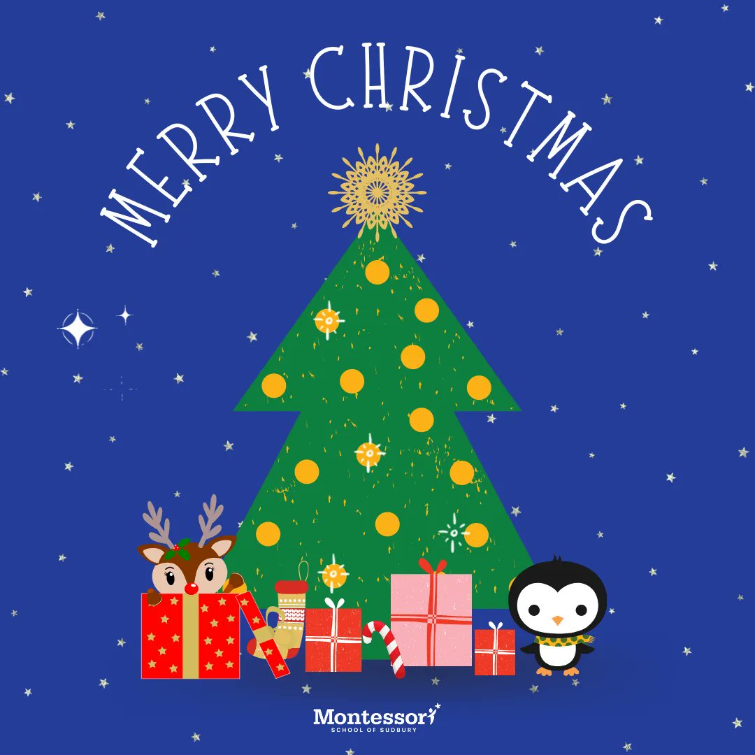 MontiSudbury's tweet photo. Wishing our Montessori family a very Merry Christmas! We hope your day is filled with love, joy and happiness! 💙
#Montessori #MontessoriSudbury #precasa #casa #frenchcasa #Preschool #Education #Children #MerryChristmas https://t.co/LL9oPWuqLr
