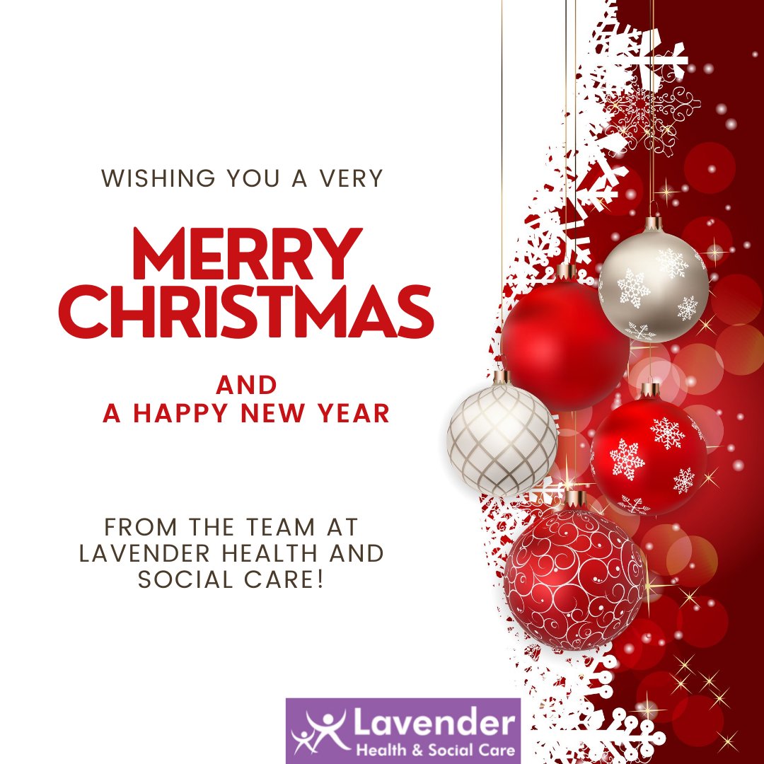 lavenderhsc's tweet photo. HAPPY HOLIDAYS! Wishing you a Merry Christmas and the Happiest of New Years. It has been a year full of adjustments and uniting together to keep each other safe. Here is to 2022. 

Let us know your New Years resolutions down below! 

#happynewyear #2022 #nhs https://t.co/J0UCjj1ww7