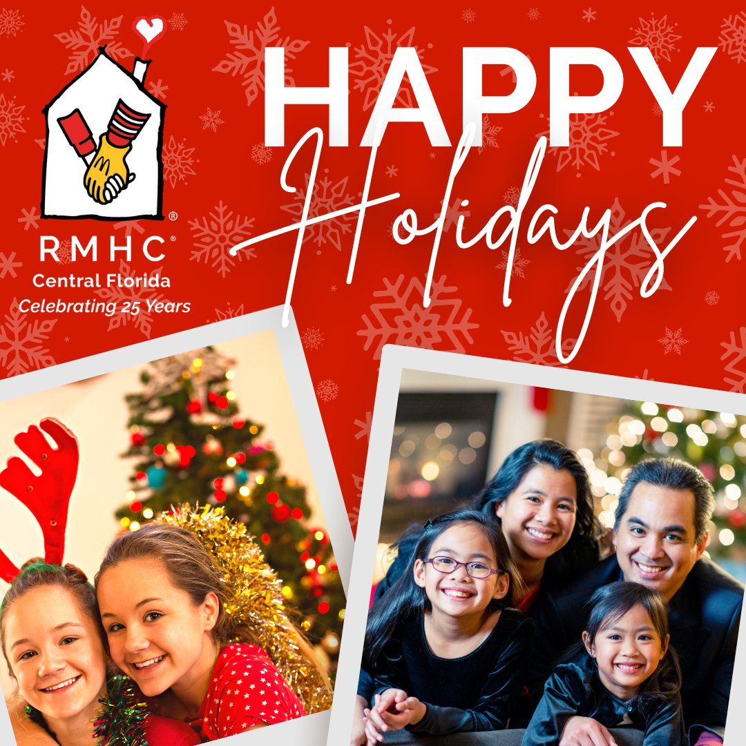 Happy Holidays from our RMHCCF family to you and yours! #AndAHappyNewYear