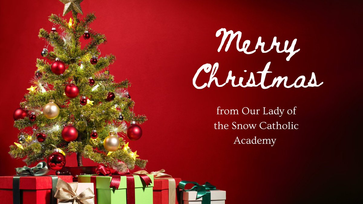 olscafp's tweet photo. Merry Christmas from Our Lady of the Snow Catholic Academy! We hope you are able to spend this blessed day surrounded by your loved ones rejoicing in the birth of our Lord, Jesus Christ. https://t.co/n28cNcpF2i