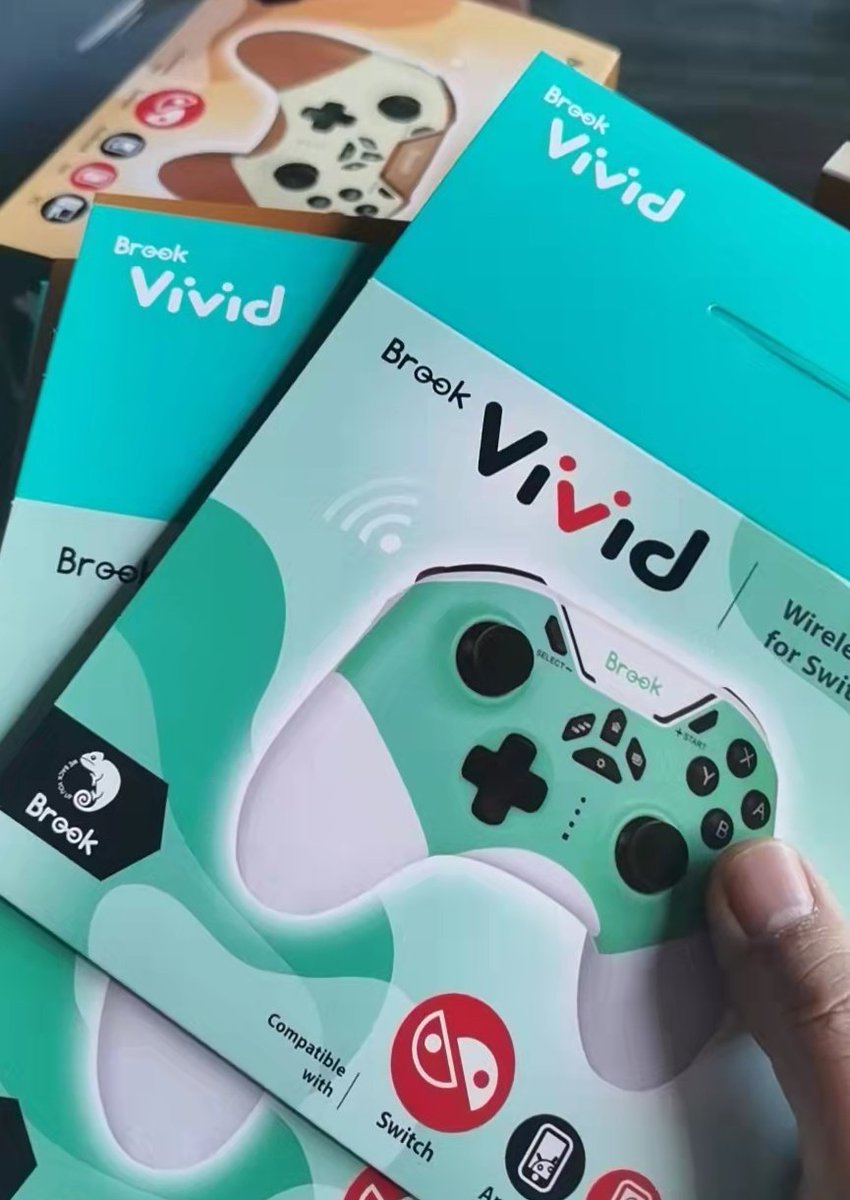 tsongihy's tweet photo. Brook Vivid wireless controller for #Switch & #Switch_OLED is coming soon.
Support Turbo, Macro and Shooting functions
https://t.co/f2nRraT0op
#SuperMario #TheLegendOfZelda #Splatoon2 https://t.co/l7Mvhaiy2r