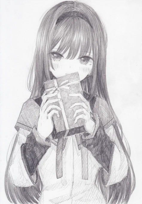 シャーペンで描きました。
魔法少女まどか☆マギカから、暁美ほむらです
#魔法少女まどかマギカ 
