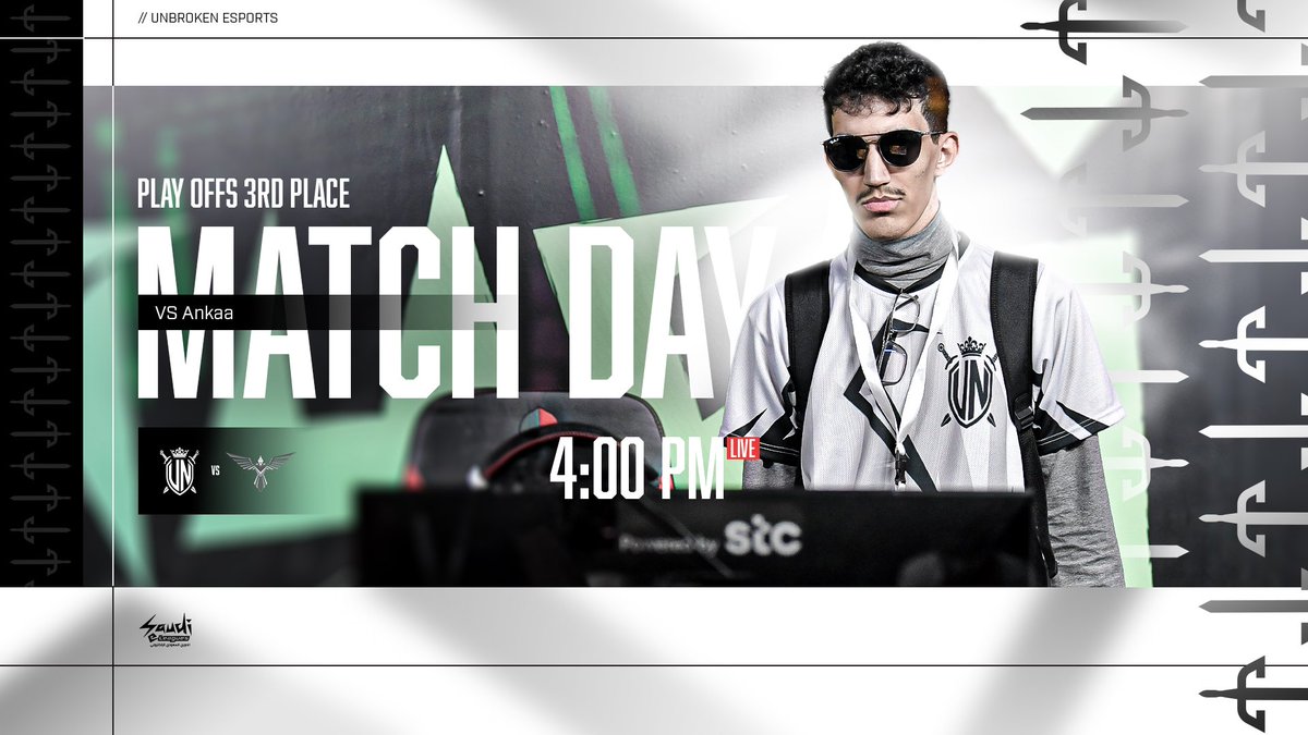 ⚔️ Today
 تقام الان مباراة تحديد المركز الثالث لكأس ابطال الدوري
ضد <a href="/ANKAAEsports/">ANKAA Esports</a> 

⌚| 4:00 P.M

🔗| twitch.tv/saudieleagues

🦾| موفقين وفالكم الفوز يا ابطال 
@SaudieLeagues | #Overwatch |#اي_دوري