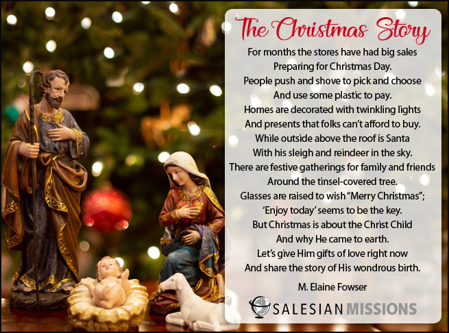SalMissions's tweet photo. βFor a Child will be born to us, a Son will be given to us...β Isaiah 9:6
From our Salesian family to yours, we wish you a very Merry Christmas! πππ
#Christmasblessings #Christmaswishes #MerryChristmas #Christmas2021 #CelebrateChrist #ChristsBirth https://t.co/TJ5y7UtdFf