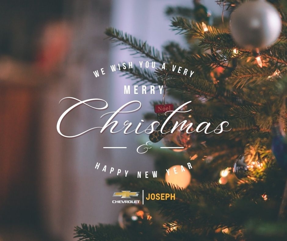 JosephChevrolet's tweet photo. We value each and every one of our customers and cannot express our gratitude enough for your ongoing support. We hope you have a beautiful #Christmas and a #HappyNewYear. https://t.co/6a6qBRpDWP